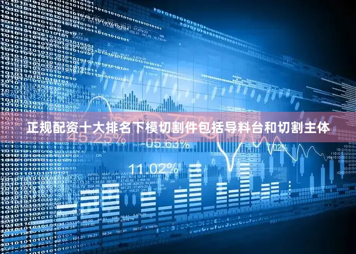 正规配资十大排名下模切割件包括导料台和切割主体